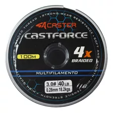 Multifilamento Caster Castforce 4 Hebras 0.28mm 18.2kg Pesca