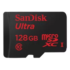 Tarjeta De Memoria Sandisk Sdsqunc-128g-gn6ma Ultra Con Adaptador Sd 128gb
