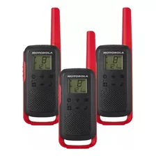 3 Radios Motorola Hasta 32km* Micro Usb T210tp 22ch Vox Scan Bandas De Frecuencia Gmrs/frs Color Negro