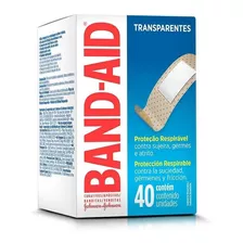 Curativos Band-aid Transparentes 40 Unidades