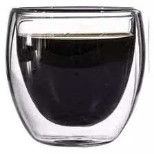 Vaso Chico Doble Vidrio Bodum 80ml Te Cafe Pocillo Trendy