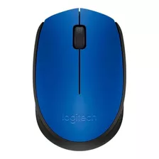 Mouse Sem Fio Logitech M170 Azul Wireless(c/ Botao On/off