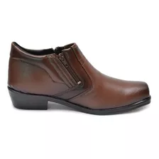 Bota Cano Curto Social Bico Quadrado Masculina Promoção