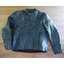 Campera De Cuero Legítimo Bilt Con Protecciones Para Moto