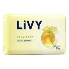 Sabonete Em Barra Livy 85g Erva Doce. Caixa Com 108 Un