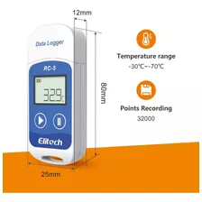 Data Logger Elitech Rc-5 Usb Temperatura Termómetro Digital