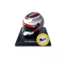 Mini Casco F1 2007 Bc Kimi Raikkonen #7 Ferrari Escala 1:5