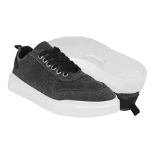 Tenis Casuales Dama Stylo 650 Textil Negro