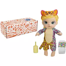 Boneca Baby Alive Faz Xixi Rainbow Wildcats Leopardo Hasbro