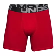Boxer Hombre Charged Cotton 6in 3pack Rojo Under Armour