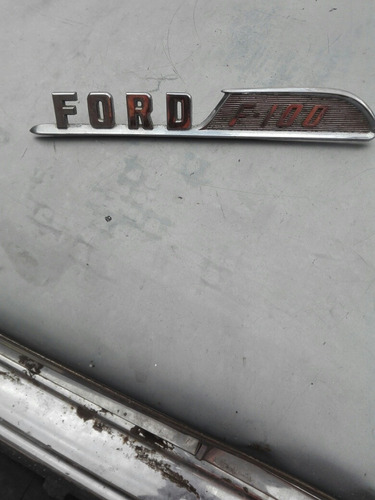 Emblema De Cofre Ford Pick Up F100 1957 Foto 2