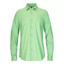 Camisa M/l Rockford Galiton Verde Hombre