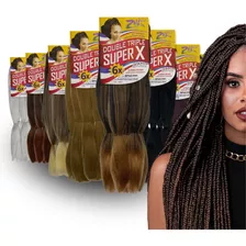 Jumbo Super X Cabelo Para Tranças Jumbão Box Braids 400 Gr