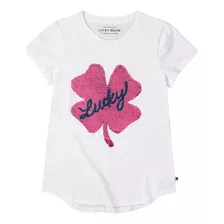 Blusa Lentejuelas Reversible 4t Marca Lucky Brand