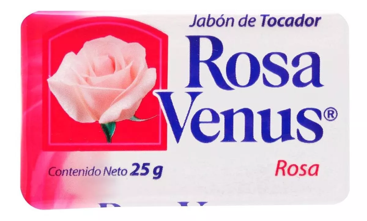 Jabón Tocador Rosa Venus 25g