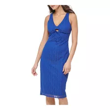 Guess Original Vestido Encaje Geometrico Sin Mangas Gdqn4878