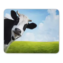 Funny Cow Sobre Un Verano Prado Verde Mouse Pad Mouse Mou