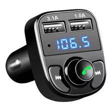 Transmisor Fm Bluetooth Cargador Usb Auto Manos Libres