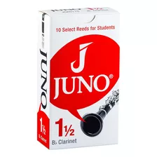 Palheta Juno Para Clarinete Sib Com 10 - 1,5