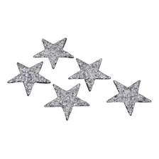 5 Estrelas 5cm Strass Termocolantes Apliques Patch Bordado