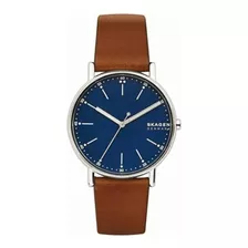 Skagen Skw6355 Reloj Para Hombre, Color Azul/marrón