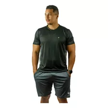 Conjunto Fitness 2 Camisa 2 Shorts Academia Treino Corrida