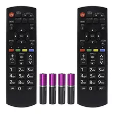 Kit 2 Controle Remoto Para Tv Panasonic Viera Tc-32a400b