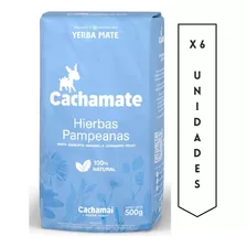 Yerba Mate Hierbas Pampeanas Cachamate 500 Grs X 6 Unidades