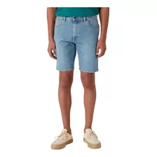 Bermuda Wrangler Hombre Short Vintage Azul Claro Original!