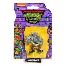 Mini Muñeco Rocksteady 5cm Tortugas Ninja Coleccionable Febo