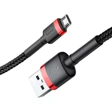 Cable Micro Usb Reforzado Carga Rápida Uso Rudo 3 Metros