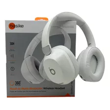 Fone Bluetooth Sem Fio On-ear Basike Branco S/ruído Original