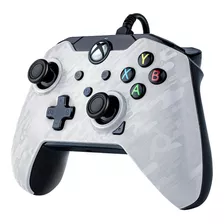 Control Xbox Alambrico Pdp Vibracion 2.4m Ghost White