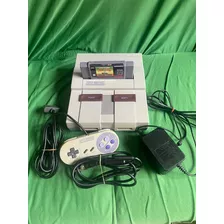 Super Nintendo & 1 Controle Original & 10 Jogos