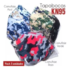 Tapabocas Mascarilla Kn95 Camuflaje Militar Camuflado