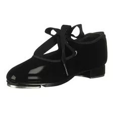 Niñas Capezio Jr. Tyette Tap Shoe, Patentes Negro, 6.5 M Us 