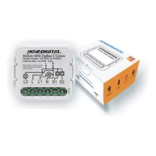 Interruptor Mini 2 Canais Zigbee 3.0 Wi-fi Tuya Nova Digital