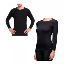 Combo 2 Camisetas De Lycra Térmicas Gruesa Hombre Mujer 