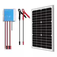 Panel Solar Con Controlador De Carga 30w 24v