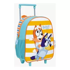 Mochila Carro Bluey Rayas