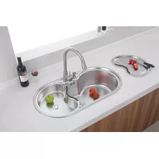 Kit Cuba Gourmet Em Inox Para Cozinha -diamond- Lms-fsh-665a