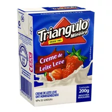 Creme De Leite Triangulo Kit 5 Unidades De 200g