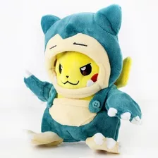 Peluche Pikachu Cosplay Mega Snorlax Pokemon