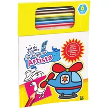 Kit De Pintura Do Pequeno Artista: Amarelo, De Brijbasi Art Press Ltd. Editora Todolivro Distribuidora Ltda., Capa Mole Em Português, 2020