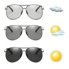 2pc Homens Camaleão Polarizado Óculos De Sol Fotocromáticos