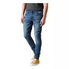 Jeans Lee Hombre Malone Skinny Fit Mid Blue