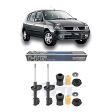 Par Amortecedor Dianteiro Clio 1.0 2000 2001 Nakata + Kit