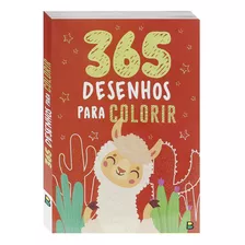 365 Desenhos Para Colorir - Capa Vermelha - Todolivro