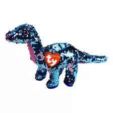 Ty Flippables Tremor Dinosaurio Azul/rosado Mediano