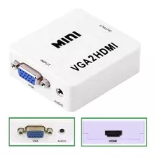 Adaptador Conversor Vga A Hdmi 1080p Full Hd